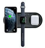 CF100 3 in 1 wireless charger for iphone iwatch earphone
