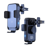CR54 Qi car wireless charger infrared sensor FOD mobile holder mount air vent clip mobile cradles