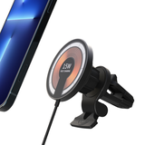 M27+ NEW Product magsafe car mount 2 in 1 mechanical car wireless charger